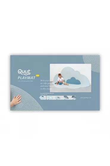 Quut Mata do zabawy piankowa pod�ogowa du�a Chmurka Playmat Dusty Blue