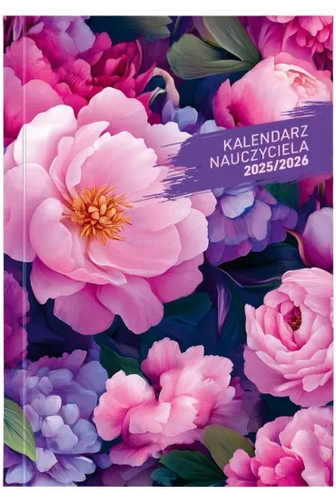 Wok Nas Kalendarz nauczyciela 2025/2026 B6 tyg. PCV Kwiaty