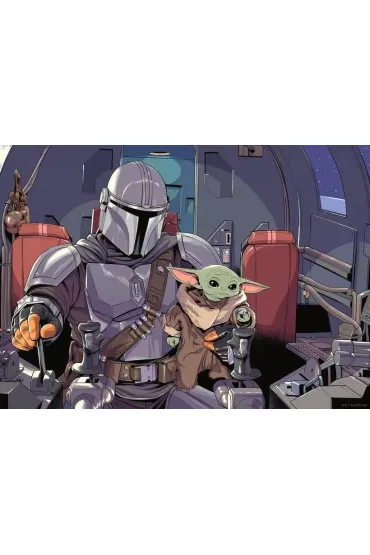Puzzle 1000 el. Star Wars Mandalorian Ravensburger