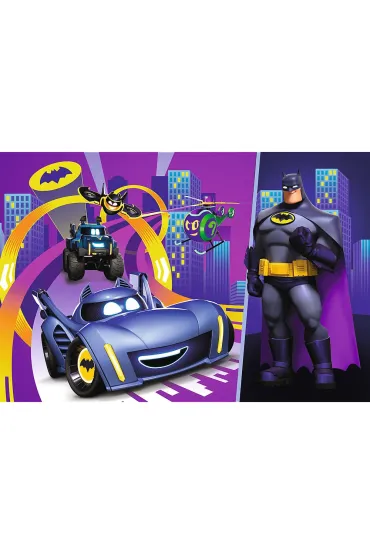 Puzzle 60 el. Batman i jego pojazdy Trefl