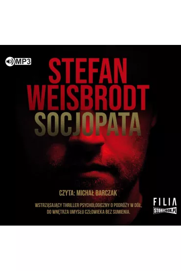 Audiobook CD mp3 socjopata - Stefan  Weisbrodt