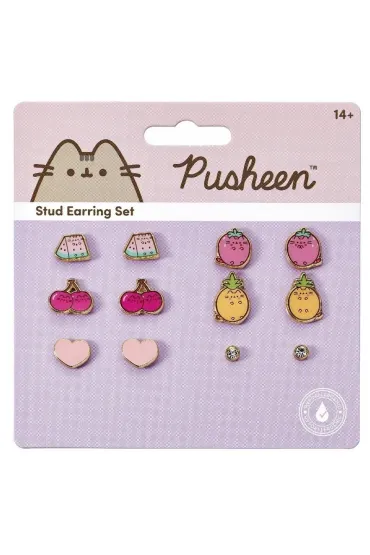 Pusheen Kolczyki z owocem