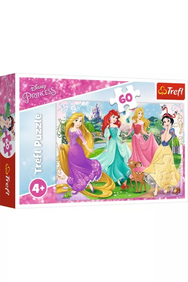 Puzzle 60 el. Ulubione ksi�niczki Trefl