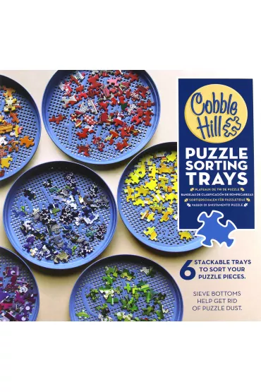 Cobble Hill Tacki do sortowania puzzli sorter 205x205mm  6 sztuk