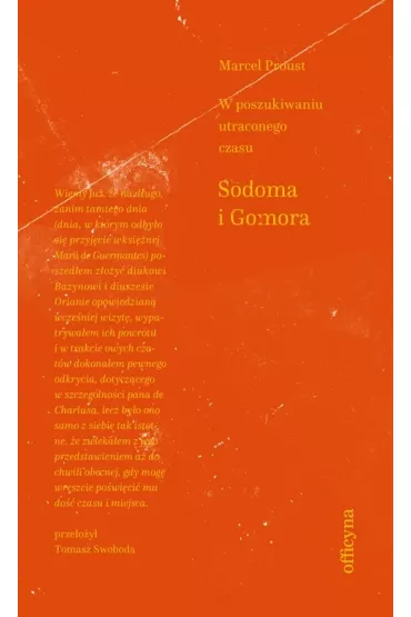 Sodoma i Gomora - Marcel Proust
