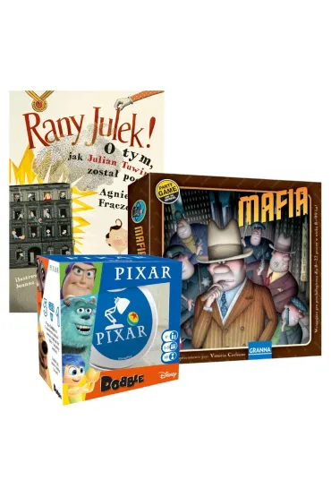 Pakiet: Rany Julek! O tym, jak Julian Tuwim zosta� poet�, Mafia, Dobble Pixar