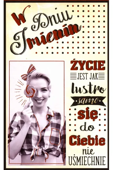 AbCard Kartka okoliczno�ciowa Imieniny IM05