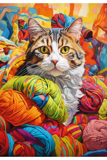 Puzzle 500 el. Feline Whimsy CherryPazzi