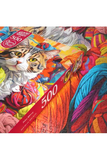 Puzzle 500 el. Feline Whimsy CherryPazzi