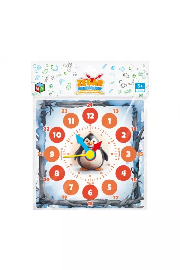 Zegar edukacyjny - Pingwin Multigra