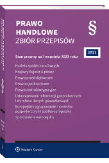 Prawo handlowe. Zbi�r przepis�w