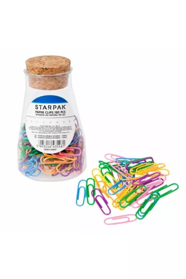 Starpak Spinacze kolorowe 150 szt.