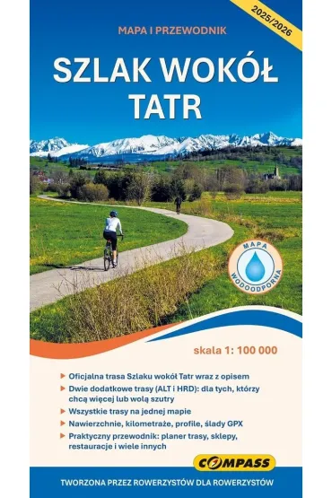 Mapa turystyczna - Szlak Wok� Tatr laminowana