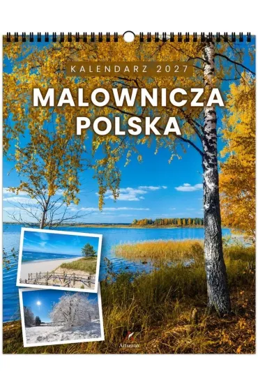 Kalendarz 2027 wieloplanszowy 34x44cm Malownicza..