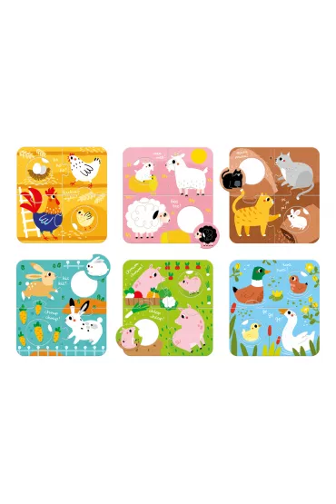 Puzzle CzuCzu Uk�adanki z dziurk�. Wie� Bright Junior Media