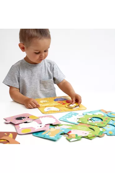 Puzzle CzuCzu Uk�adanki z dziurk�. Wie� Bright Junior Media