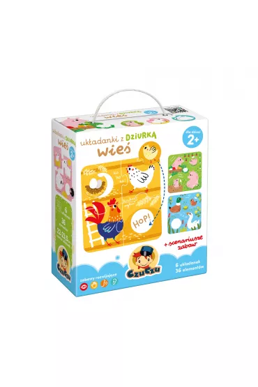 Puzzle CzuCzu Uk�adanki z dziurk�. Wie� Bright Junior Media