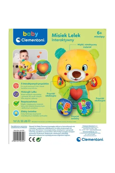 Mi� interaktywny Lelek Clementoni