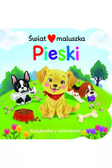 �wiat maluszka. Pieski. Ksi��eczka z okienkami - Jessica  Gibson Ilustr