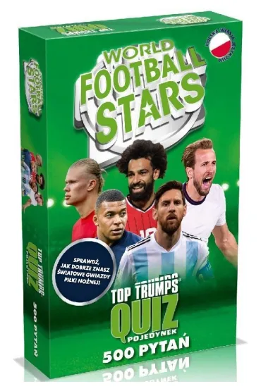 Top Trumps World Football Stars w pude�ku