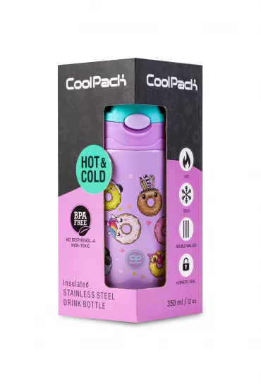 Coolpack Happy Donuts Bidon metalowy Bono Happy Donuts 350ml