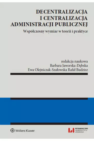 Decentralizacja i centralizacja administracji pub.