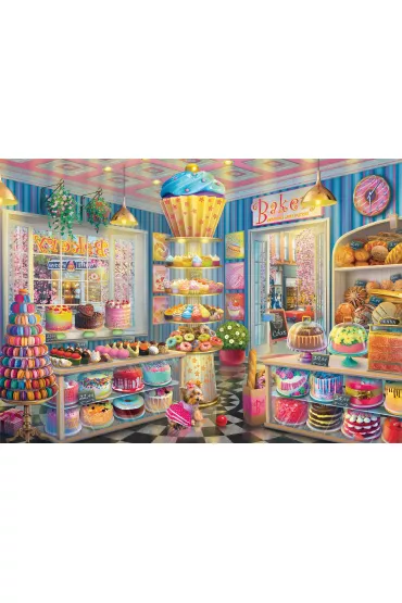 Puzzle 1000 el. PQ Kolorowa cukiernia Schmidt