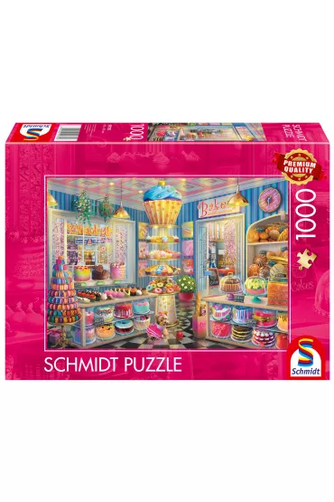 Puzzle 1000 el. PQ Kolorowa cukiernia Schmidt