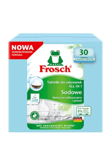 Frosch Sodowe tabletki do zmywarek All in 1 30 szt.