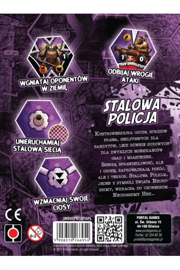 Neuroshima HEX 3.0. Steel Police Portal Games