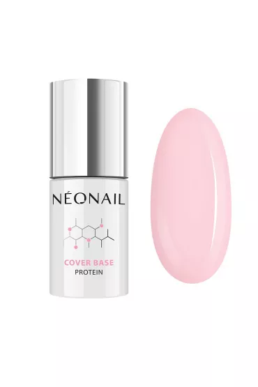 NeoNail Cover Base Protein proteinowa baza hybrydowa Nude Rose 7.2 ml