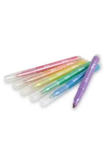 Patio Flamastry brokatowe Pastel 6 szt.