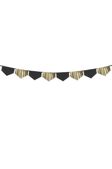 PartyDeco Girlanda bibu�owo-foliowa Fr�dzle 3 m
