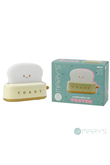 Marys Lampka nocna LED toster ��ty
