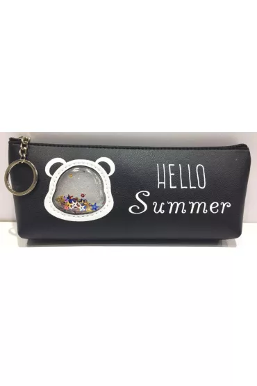 Fresh Pi�rnik saszetka Misiek Hello summer czarny