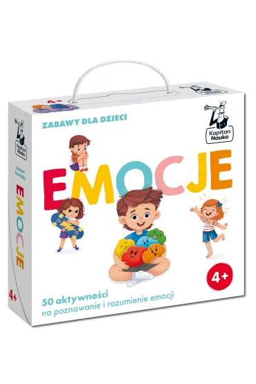 Emocje. Zabawy dla dzieci. Kapitan Nauka - Martyna  Filipiak