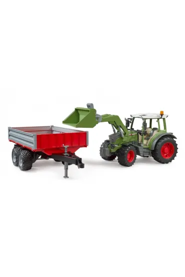Traktor Fendt Vario 211 z �adowaczem i przyczep� Bruder