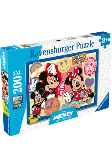 Puzzle dla dzieci 200 el. XXL Mickey and Minnie Ravensburger