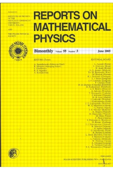 Reports on Mathematical Physics 82/1 Kraj - Andrzej Jamio�kowski, Ryszard Mruga�a
