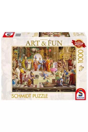 Puzzle 1000 PQ Szkoa Ateska 2024 Markus Binz 112724 Schmidt Spiele-Puzzle - Markus  Binz