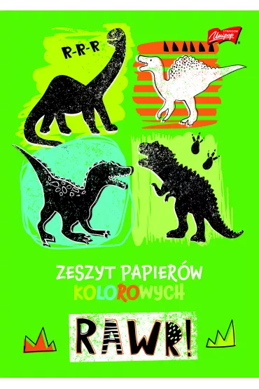 St. Majewski Zeszyt papier�w kolorowych A5