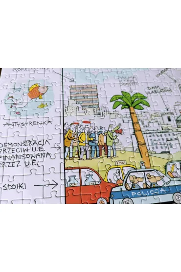Puzzle 1000 el. Warszawa MDR - Andrzej Mleczko
