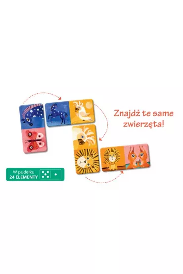 Kapitan Nauka. Domino. Znasz to zwierz? Edgard - Joanna  Gwis