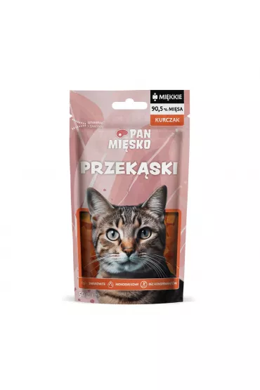 Pan Misko Przysmak dla kota Przekski Kurczak 50 g