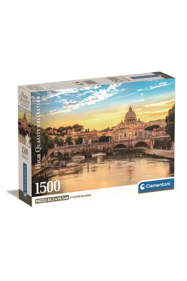 Puzzle 1500 el. Compact Rome Clementoni