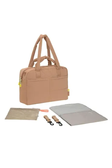 Lassig Green Label Torba dla mam z akcesoriami Everyday almond