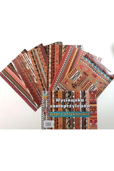 Cormoran Wycinanka samoprzylepna A4 Wzory afryka�skie