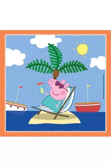 Puzzle 3x48 el. SuperColor. Peppa Pig Clementoni
