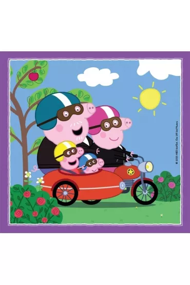 Puzzle 3x48 el. SuperColor. Peppa Pig Clementoni