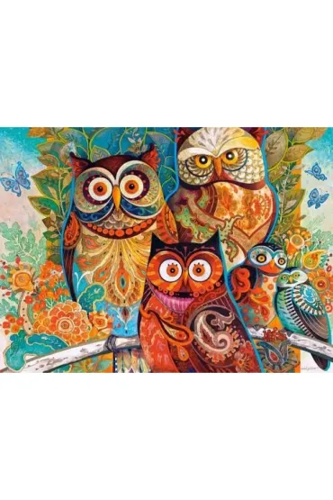 Puzzle 2000 el. Sowy Castorland